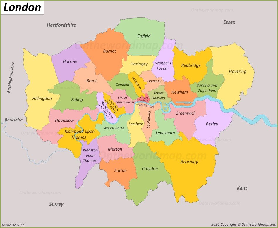 map of london Blog